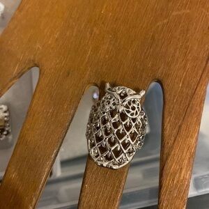 Silver Owl Ring NWT